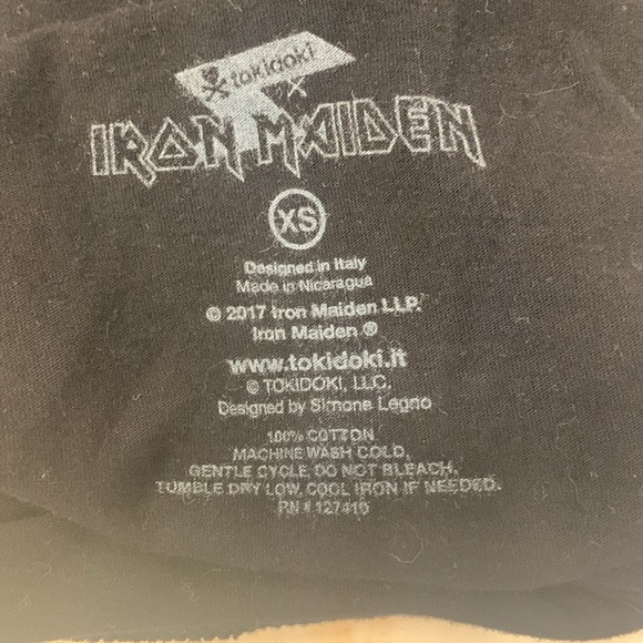 For sale! tokidoki x Iron Maiden colab T-shirt, size XS. - Picture 3 of 3